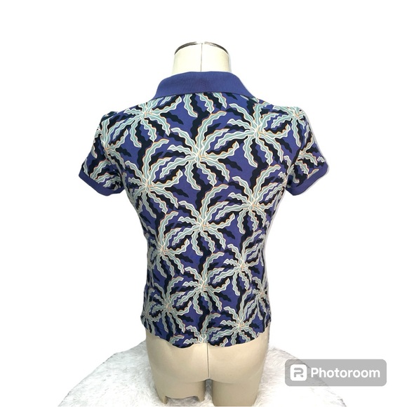 Brooks Brothers Palm Tree Navy Golf Sport Polo Ladies Fit Women's Size M - Picture 4 of 8